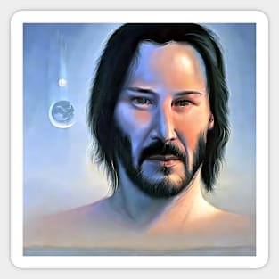 cosmic Keanu Sticker